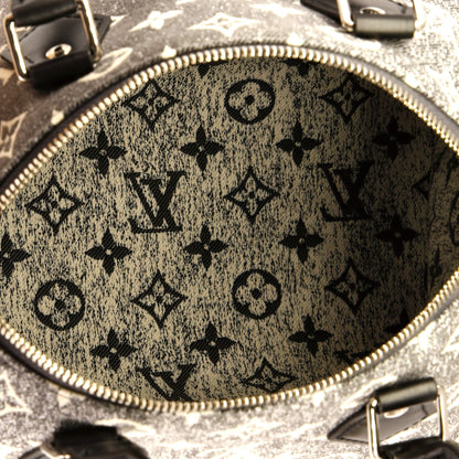 Louis Vuitton Speedy Bandouliere Bag Monogram Jacquard Denim 25