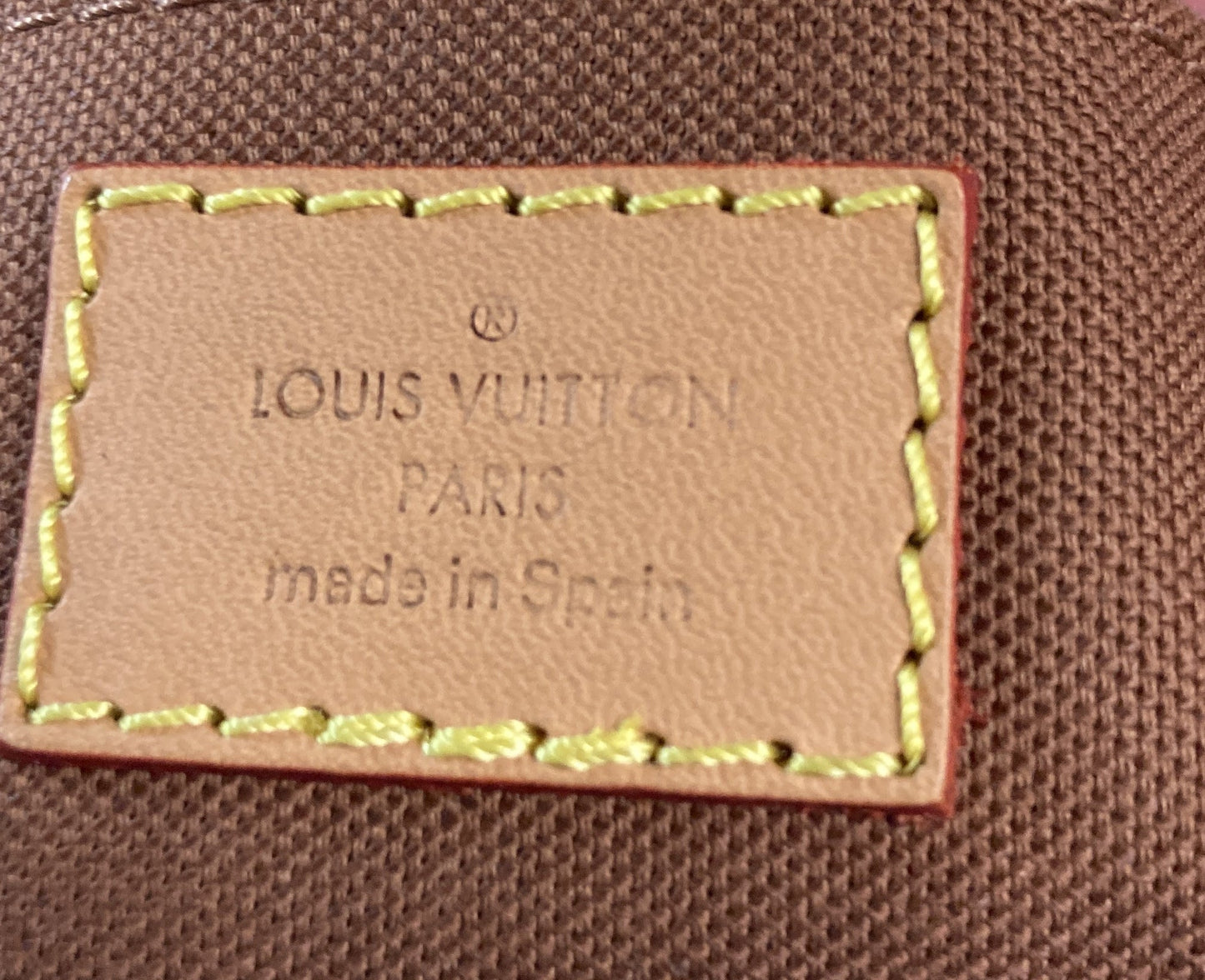 Louis Vuitton Petit Sac Plat Bag Monogram Canvas