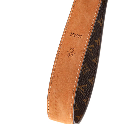 Louis Vuitton LV Initiales Belt Monogram Canvas Thin 75