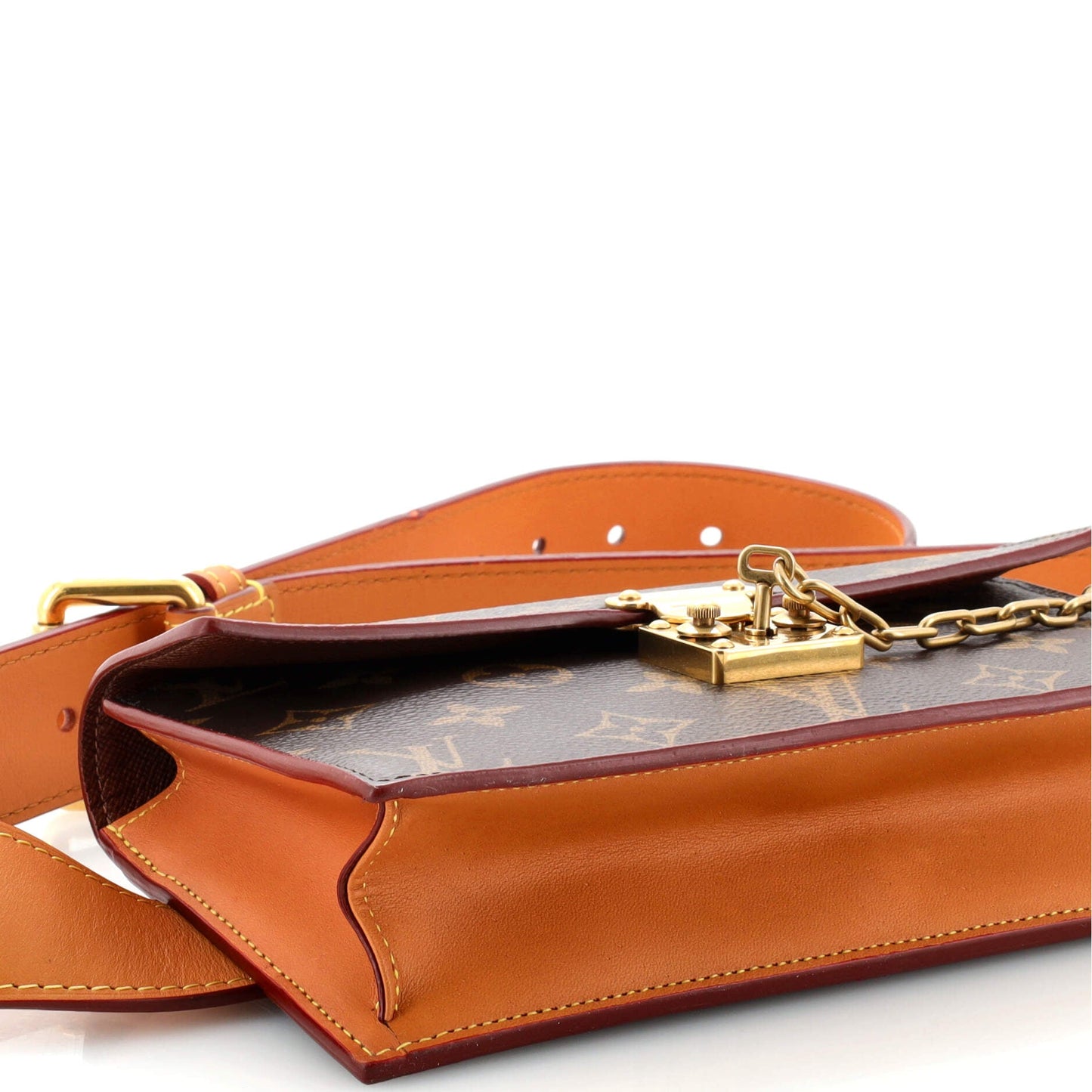 Louis Vuitton S Lock Belt Pouch Monogram Canvas