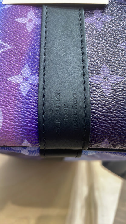 Louis Vuitton Keepall Bandouliere Bag Limited Edition Monogram Sunset Canvas 50