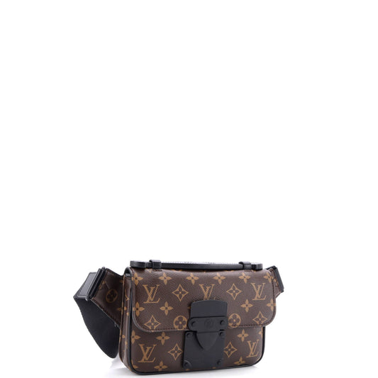 Louis Vuitton S Lock Sling Bag Macassar Monogram Canvas