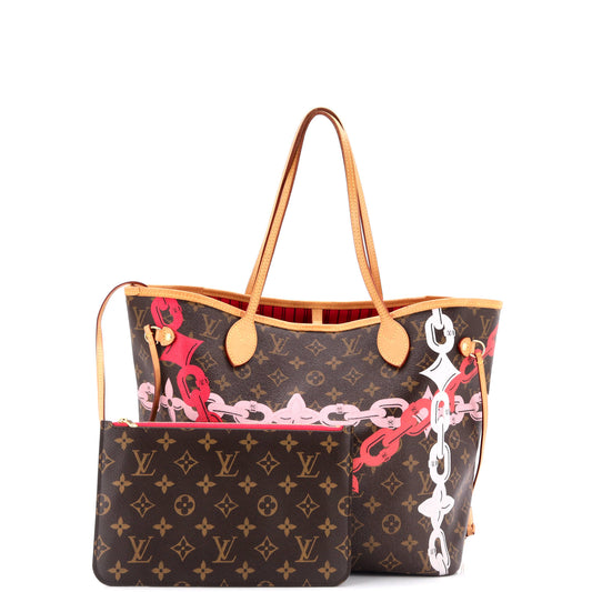 Louis Vuitton Neverfull NM Tote Limited Edition Bay Monogram Canvas MM