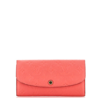 Louis Vuitton Emilie Wallet Monogram Empreinte Leather