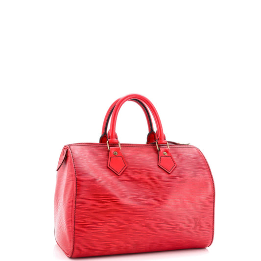 Louis Vuitton Speedy Handbag Epi Leather 25
