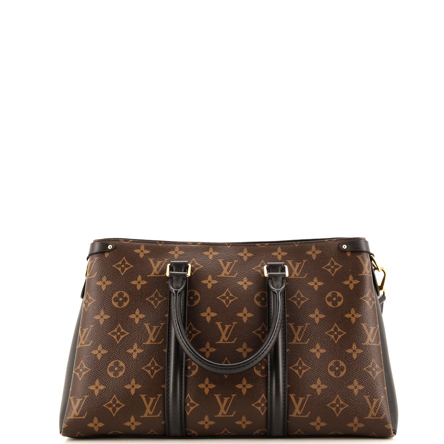 Louis Vuitton Soufflot Tote Monogram Canvas with Leather MM