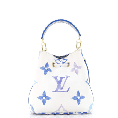 Louis Vuitton NeoNoe Handbag By The Pool Monogram Watercolor Giant BB