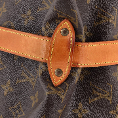 Louis Vuitton Saumur Handbag Monogram Canvas 35