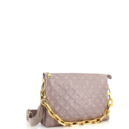 Louis Vuitton Coussin Bag Monogram Embossed Lambskin MM
