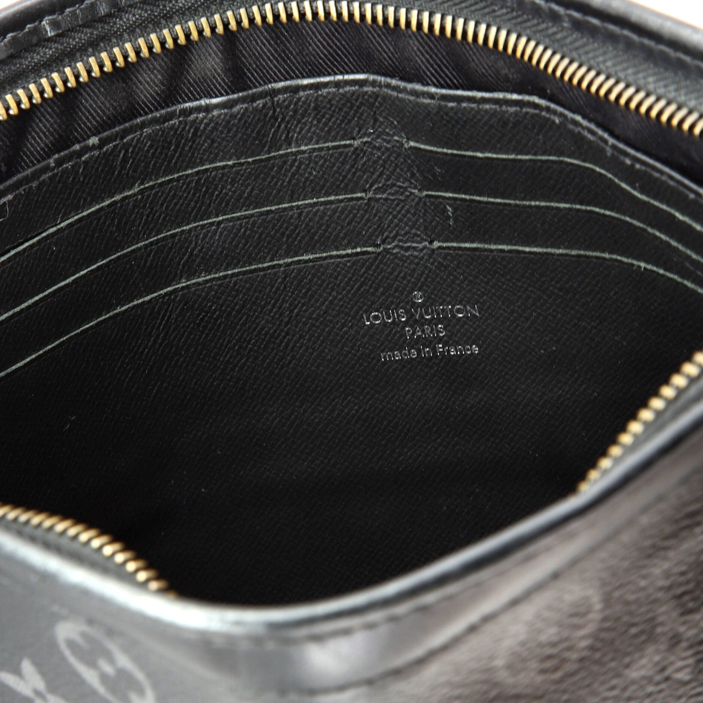 Louis Vuitton Pochette Voyage Monogram Eclipse Canvas MM