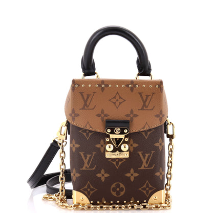 Louis Vuitton Camera Box NM Handbag Studded Reverse Monogram Canvas