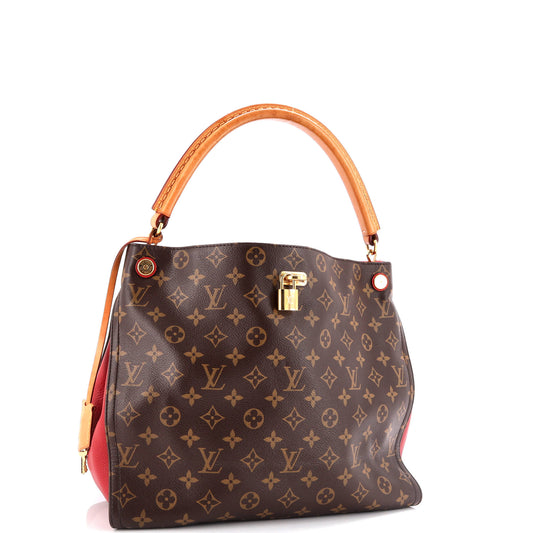 Louis Vuitton Gaia Handbag Monogram Canvas