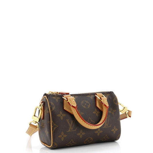 Louis Vuitton Speedy Bandouliere NM Bag Monogram Canvas Nano
