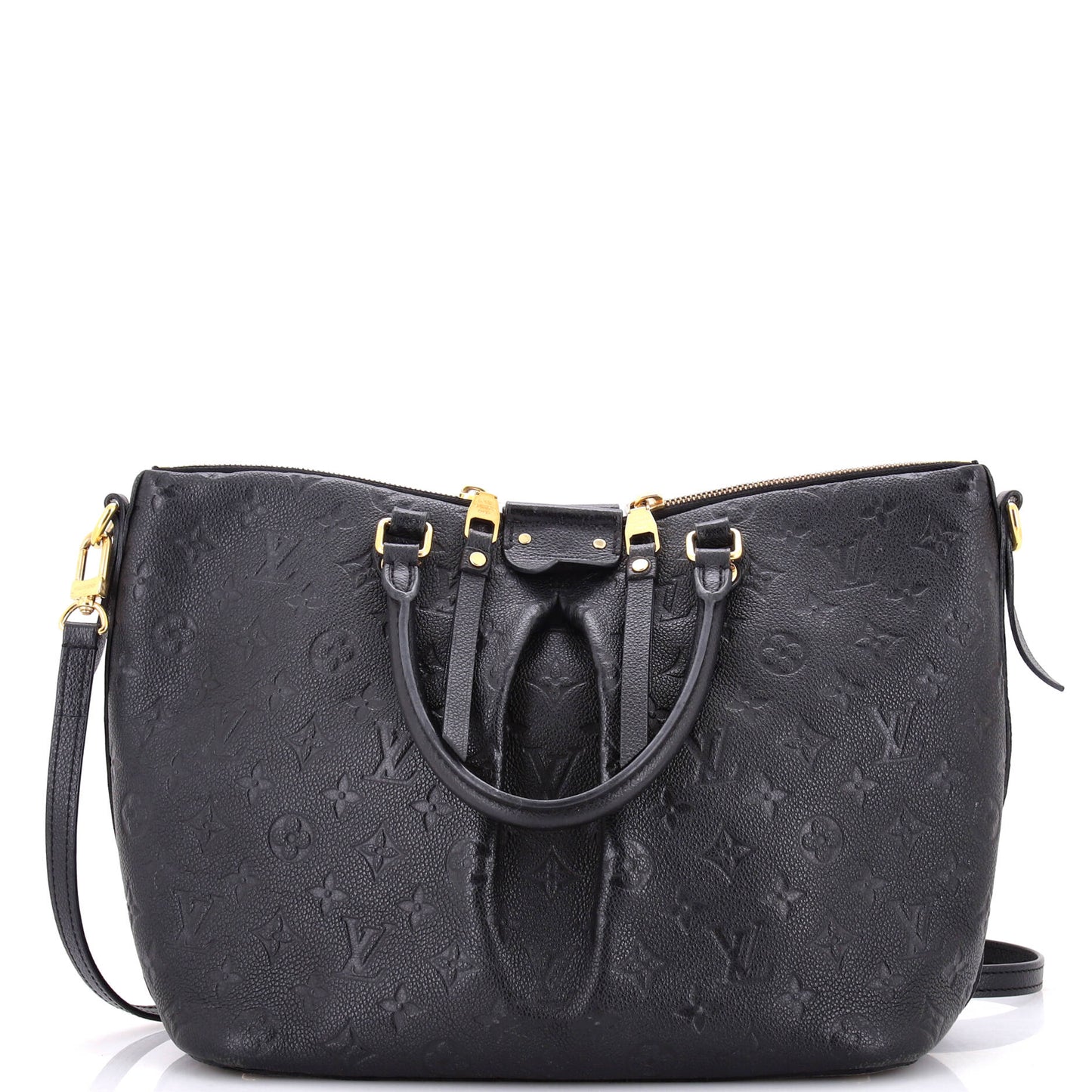 Louis Vuitton Mazarine Handbag Monogram Empreinte Leather MM
