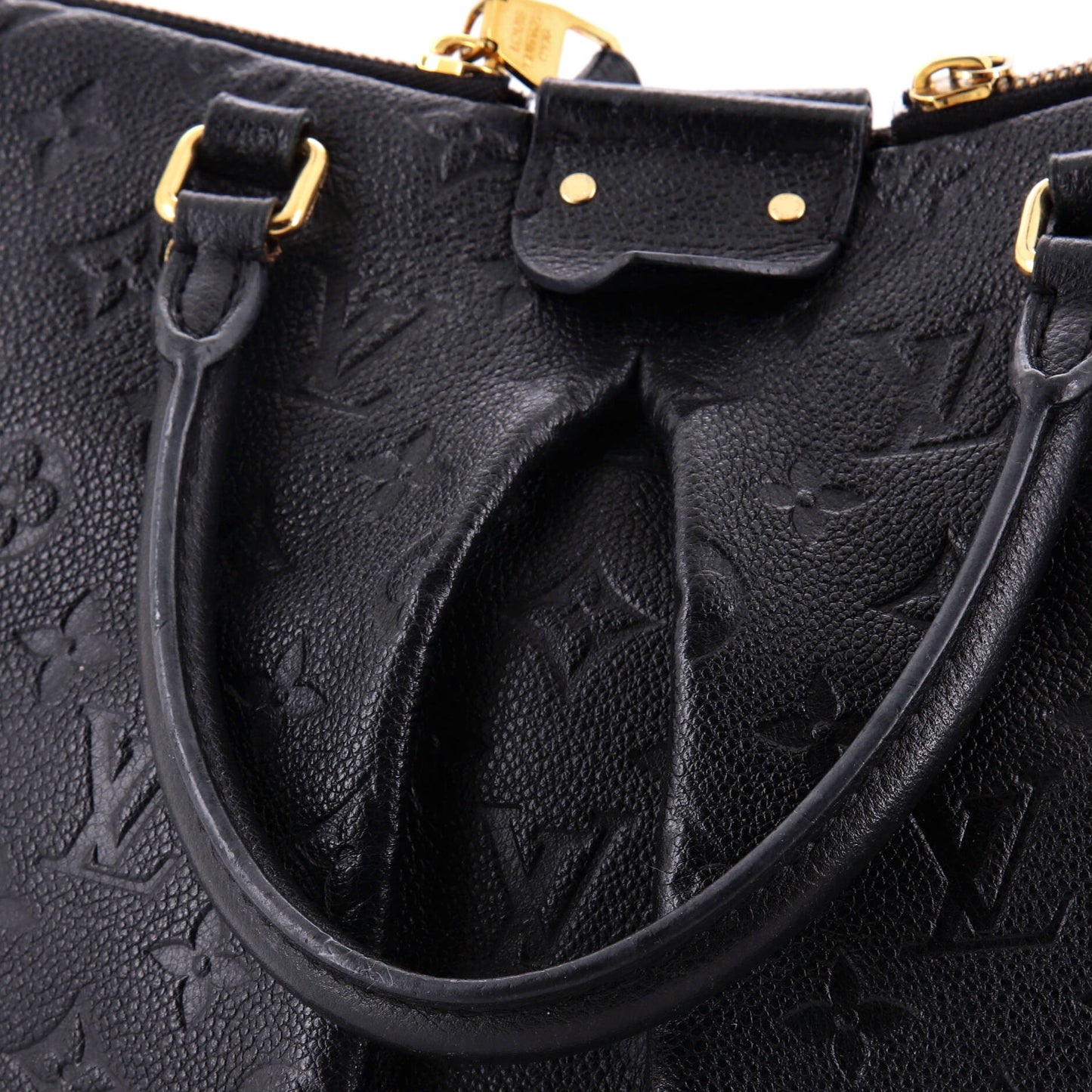 Louis Vuitton Mazarine Handbag Monogram Empreinte Leather MM