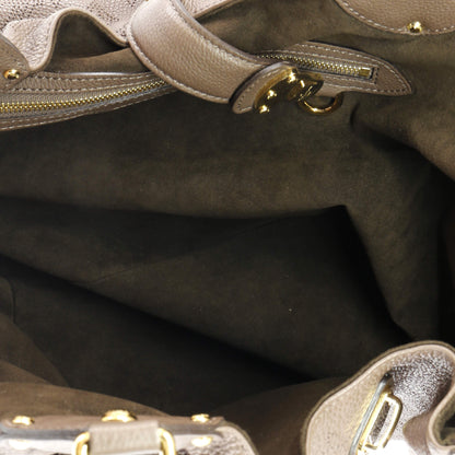 Louis Vuitton L Hobo Mahina Leather