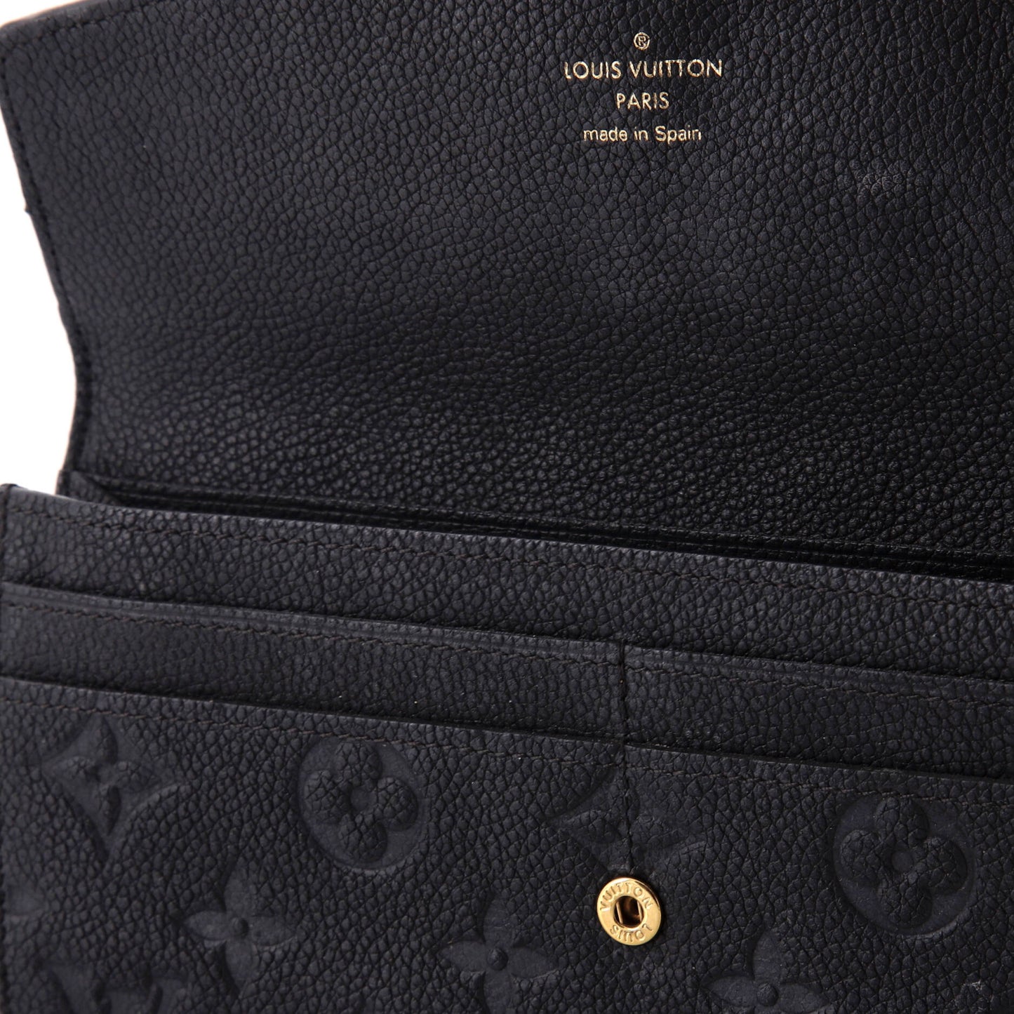 Louis Vuitton Curieuse Wallet Monogram Empreinte Leather