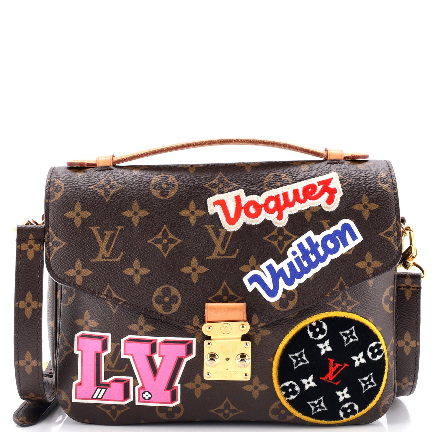 Louis Vuitton Pochette Metis Limited Edition Patches Monogram Canvas
