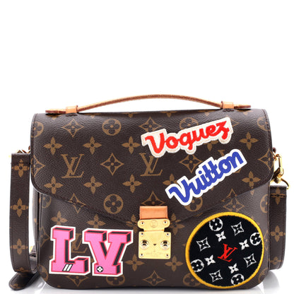 Louis Vuitton Pochette Metis Limited Edition Patches Monogram Canvas