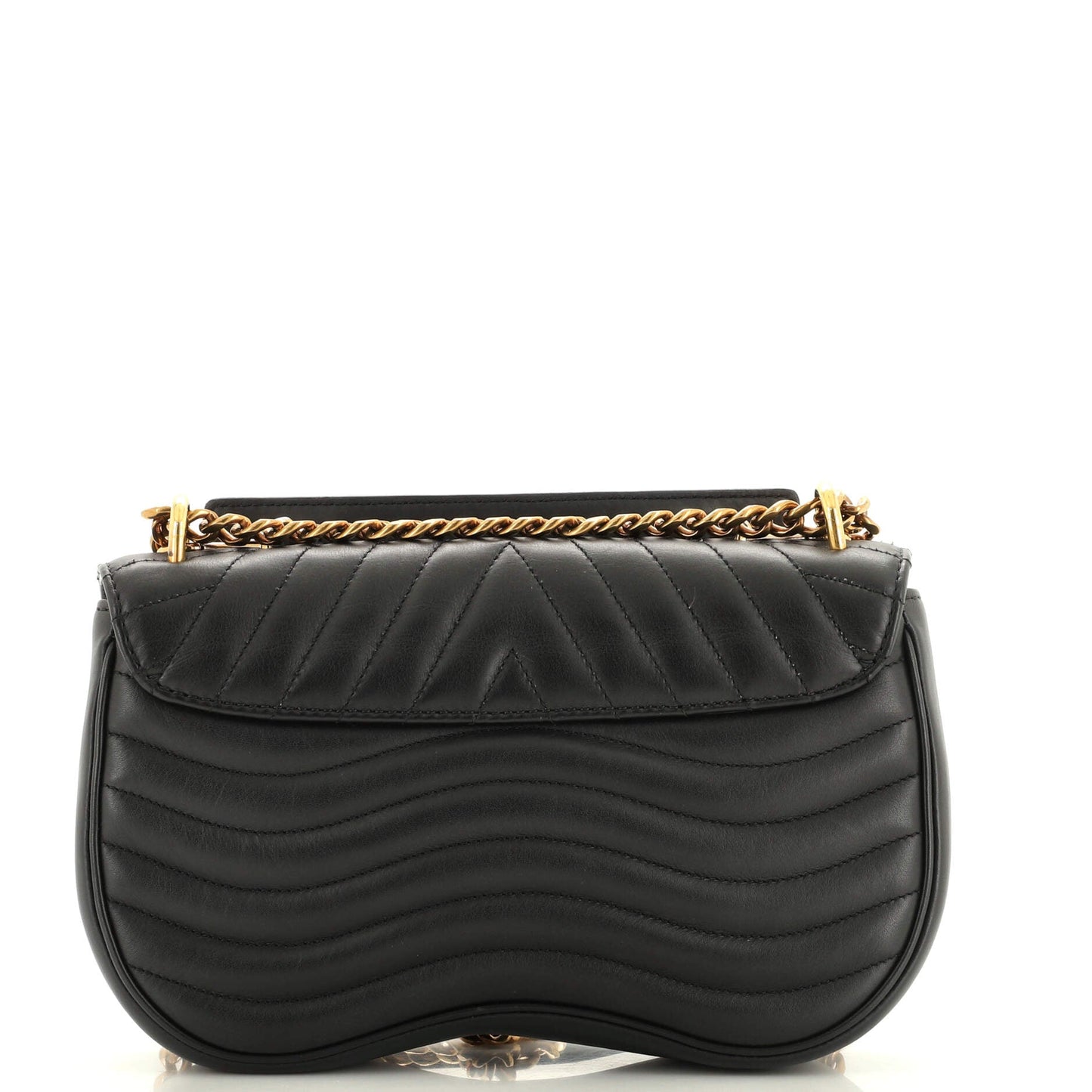 Louis Vuitton New Wave Chain Bag Limited Edition Patches Quilted Leather MM