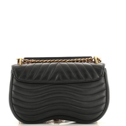 Louis Vuitton New Wave Chain Bag Limited Edition Patches Quilted Leather MM