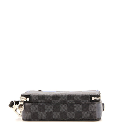 Louis Vuitton Alpha Wearable Wallet Limited Edition Damier Graphite Giant