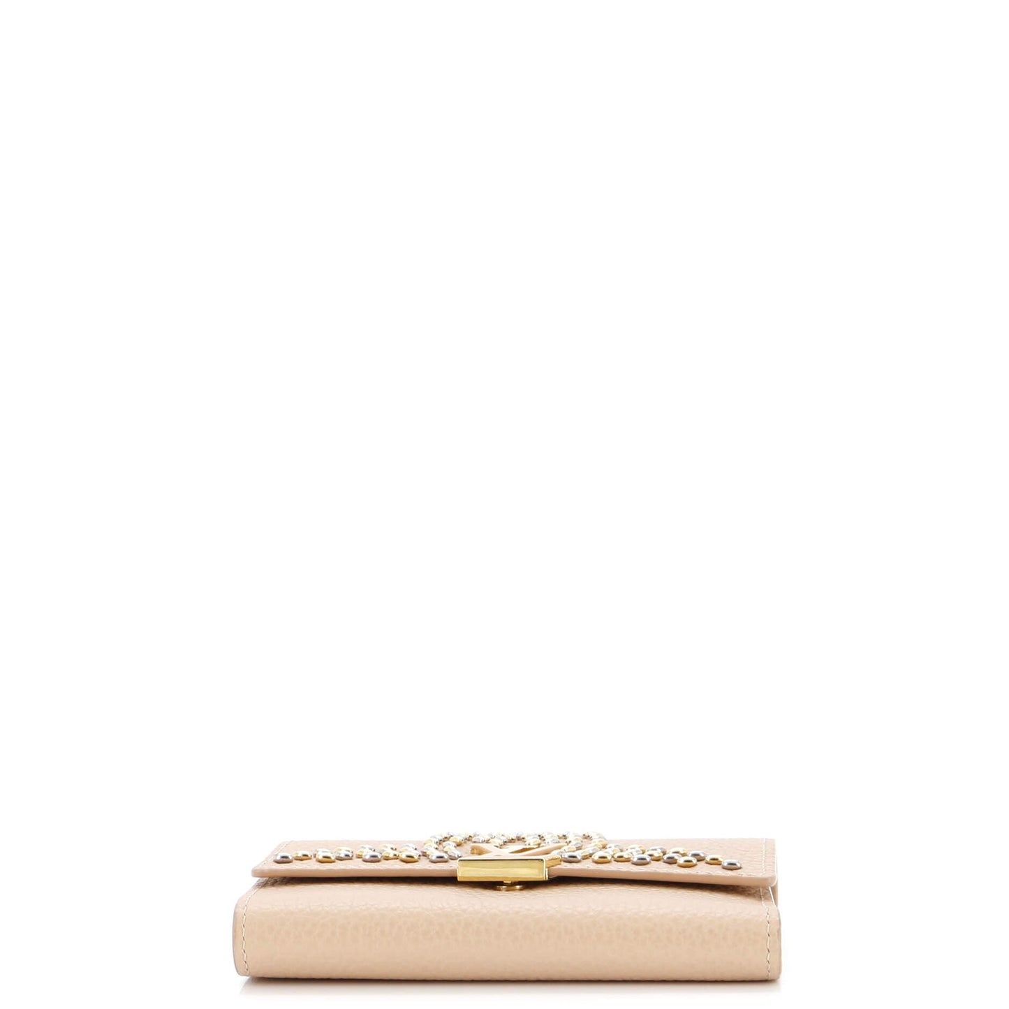 Louis Vuitton Capucines Wallet Leather with Embellished Detail Compact
