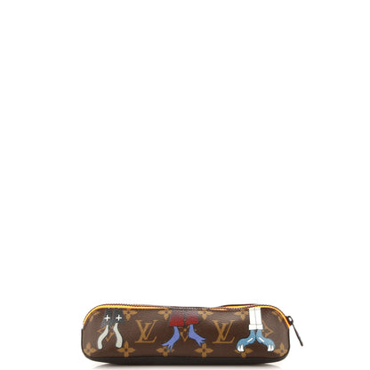 Louis Vuitton Elizabeth Pencil Pouch LV Friends Printed Monogram Canvas