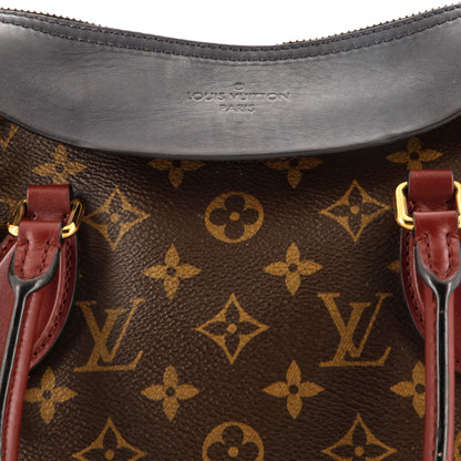 Louis Vuitton Tuileries Handbag Monogram Canvas with Leather