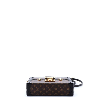 Louis Vuitton Petite Malle Handbag Monogram Canvas