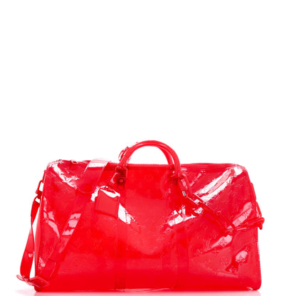 Louis Vuitton Keepall Bandouliere Bag Limited Edition Monogram PVC 50