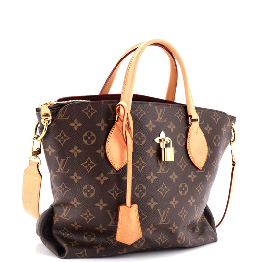 Louis Vuitton Flower Zipped Tote Monogram Canvas MM