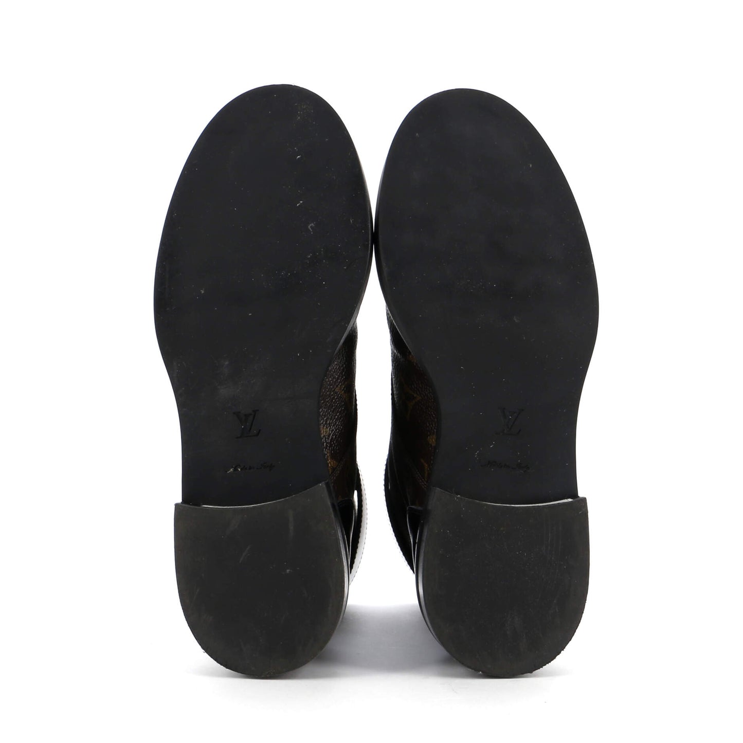Louis Vuitton Women's Wonderland Flat Ranger Boots Monogram Canvas and Leather