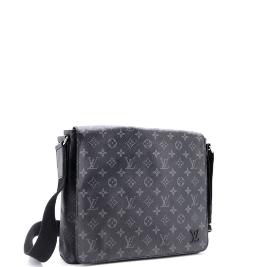Louis Vuitton District Messenger Bag Monogram Eclipse Canvas MM