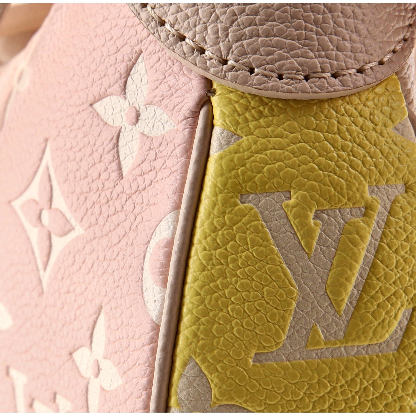 Louis Vuitton Bagatelle NM Handbag Spring in the City Monogram Empreinte Leather