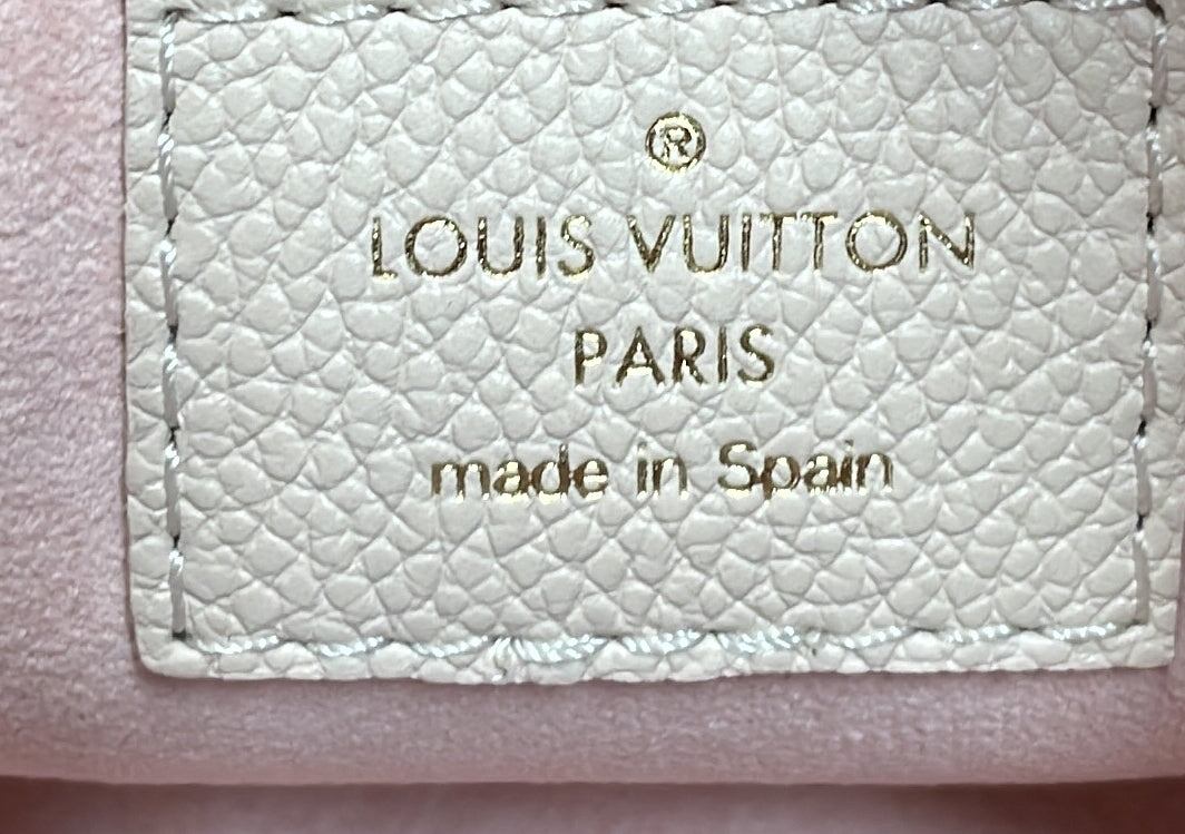 Louis Vuitton Bagatelle NM Handbag Spring in the City Monogram Empreinte Leather