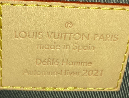 Louis Vuitton Sac Plat Bag Monogram Mirror Coated Canvas
