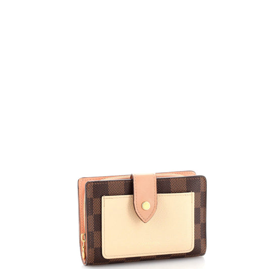 Louis Vuitton Juliette Wallet Damier with Leather