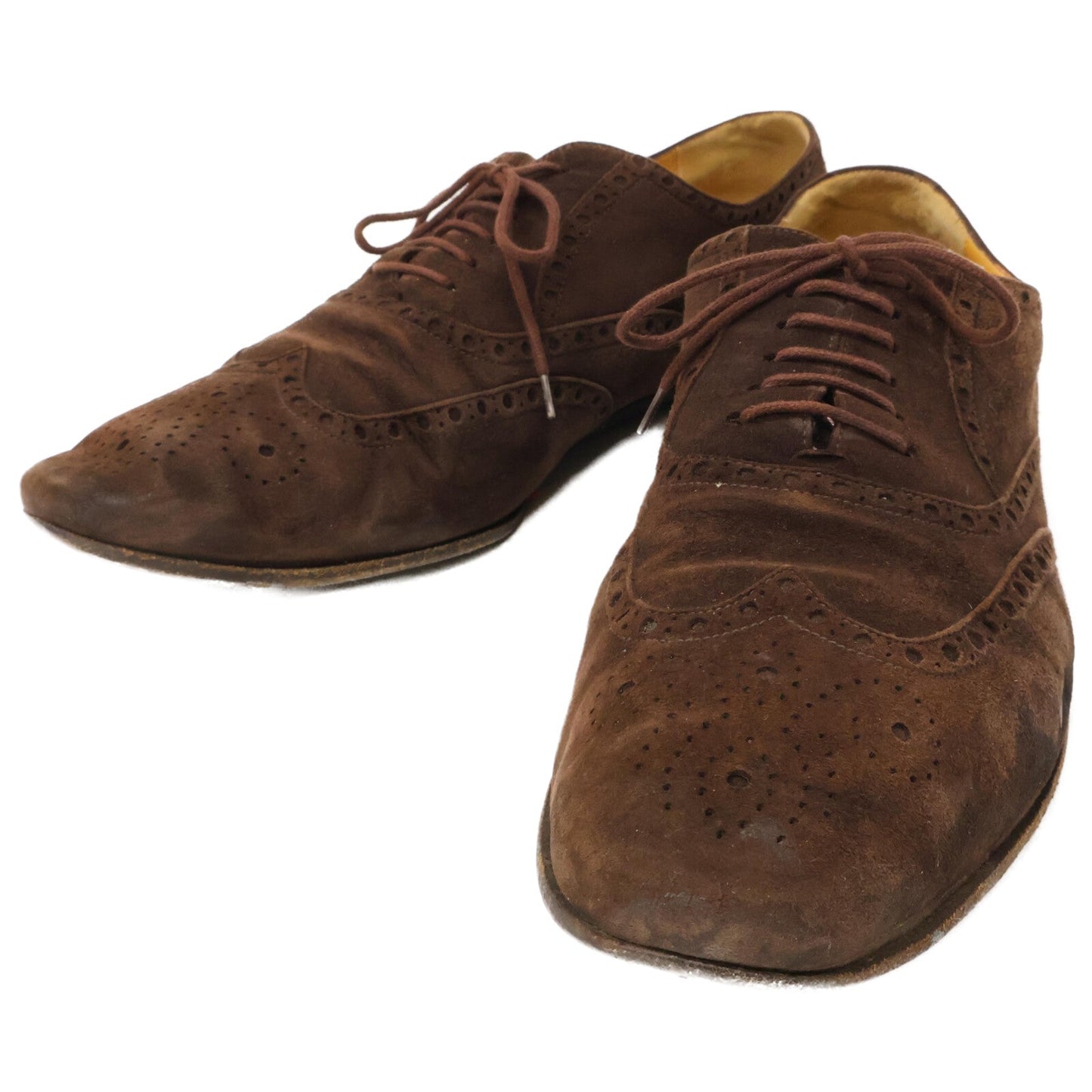 Gucci 189972 Suede Dress Shoes