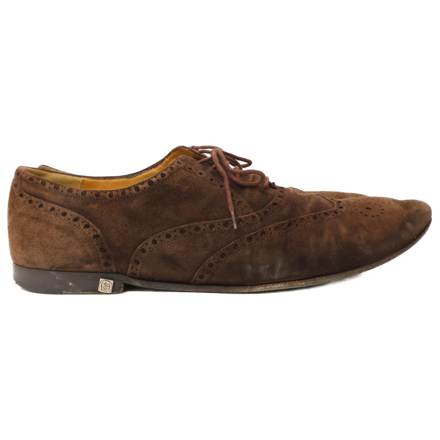 Gucci 189972 Suede Dress Shoes