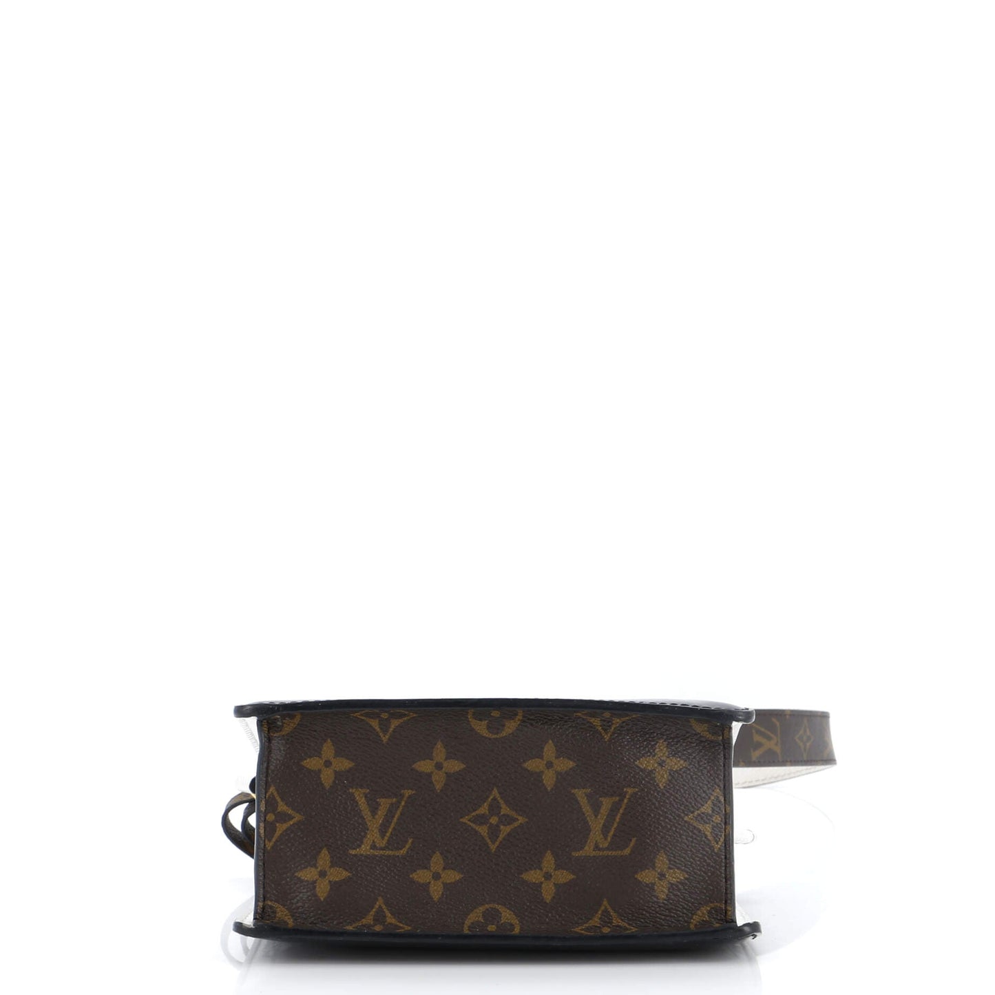 Louis Vuitton Spring Street NM Handbag Monogram Vernis with Monogram Canvas and Epi Leather