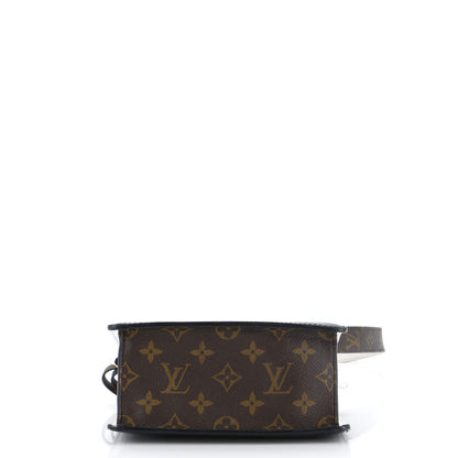 Louis Vuitton Spring Street NM Handbag Monogram Vernis with Monogram Canvas and Epi Leather