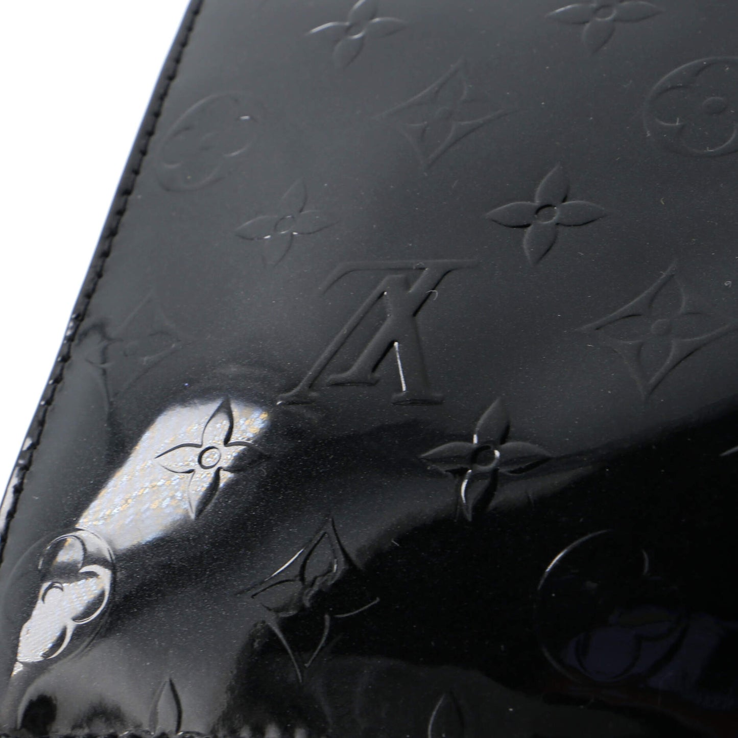 Louis Vuitton Spring Street NM Handbag Monogram Vernis with Monogram Canvas and Epi Leather
