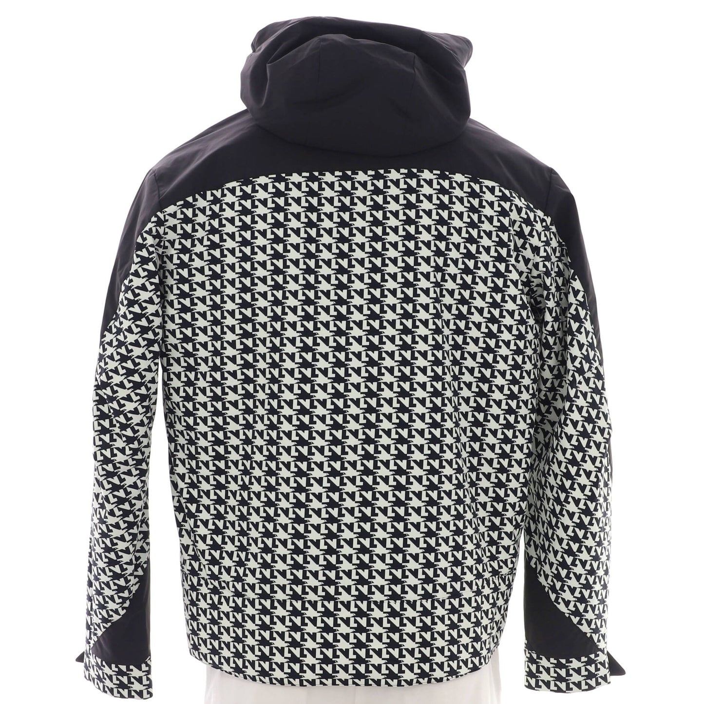 Louis Vuitton Men's LV Doves Houndstooth Padded Hooded Blouson Polyamide Blend