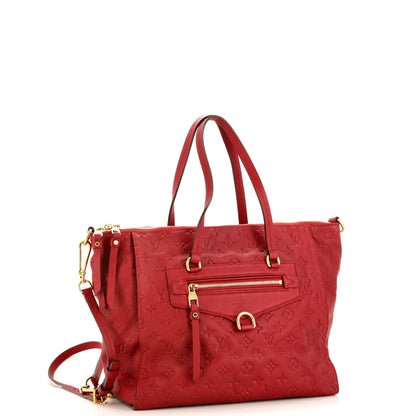 Louis Vuitton Lumineuse Handbag Monogram Empreinte Leather PM