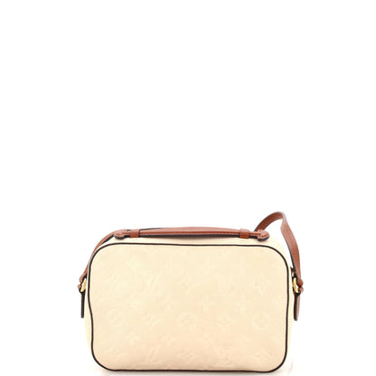 Louis Vuitton Saintonge Handbag Monogram Empreinte Leather