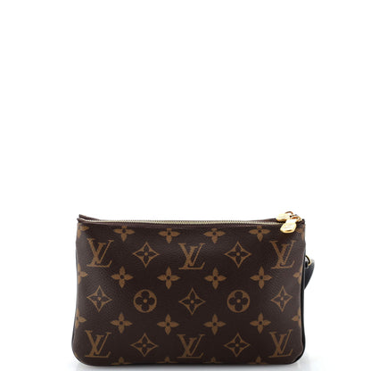Louis Vuitton Double Zip Pochette Reverse Monogram Giant