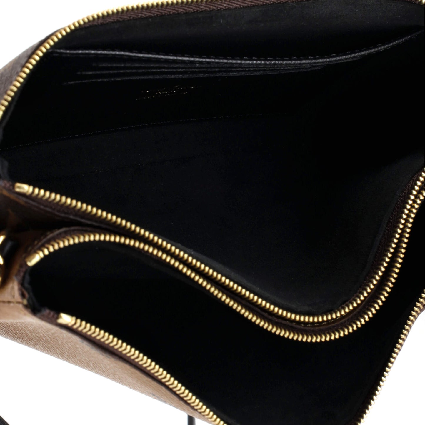 Louis Vuitton Double Zip Pochette Reverse Monogram Giant
