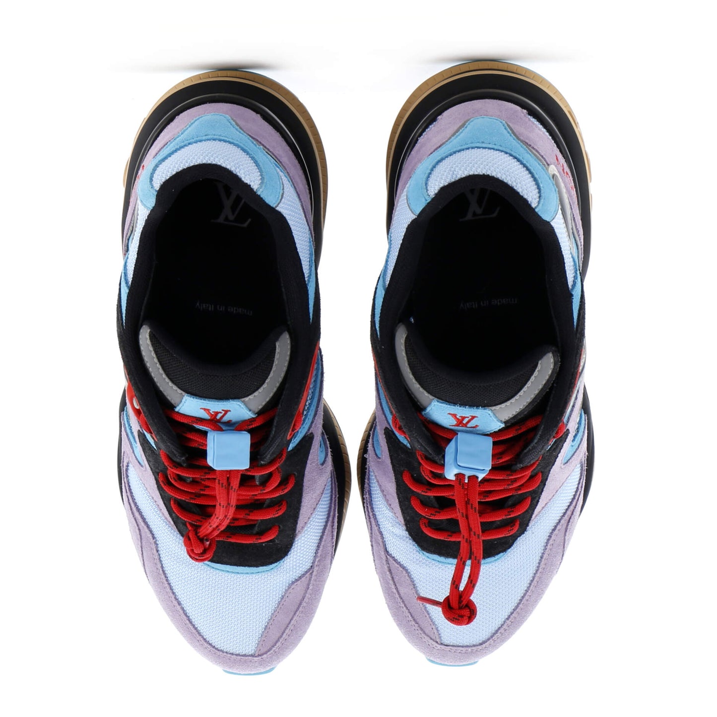 Louis Vuitton Men's LV Trail Sneakers Mesh and Suede