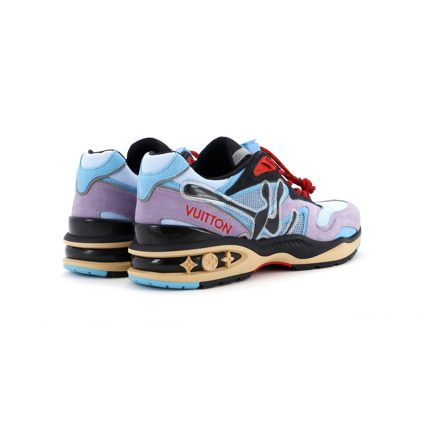Louis Vuitton Men's LV Trail Sneakers Mesh and Suede